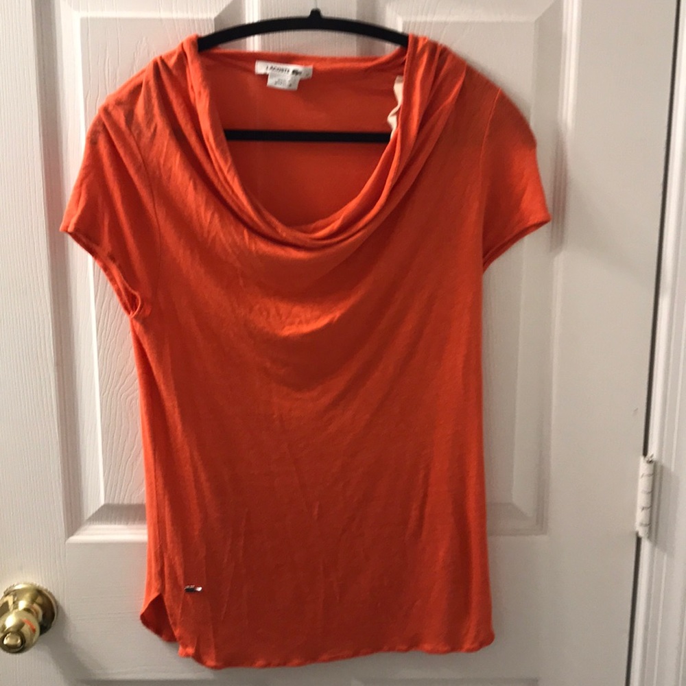 Lacoste scoop neck top